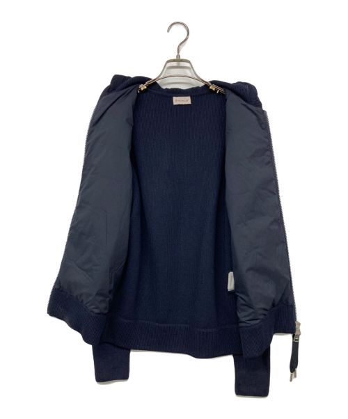 MONCLER（モンクレール）MONCLER (モンクレール) CARDIGAN TRICOT/ダウン切替カーディガン ネイビー サイズ:Sの古着・服飾アイテム