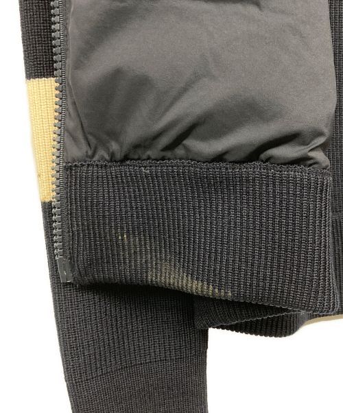 MONCLER（モンクレール）MONCLER (モンクレール) CARDIGAN TRICOT/ダウン切替カーディガン ネイビー サイズ:Sの古着・服飾アイテム