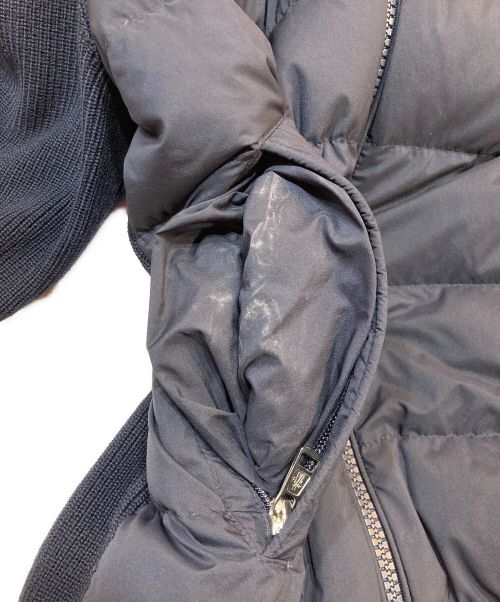 MONCLER（モンクレール）MONCLER (モンクレール) CARDIGAN TRICOT/ダウン切替カーディガン ネイビー サイズ:Sの古着・服飾アイテム