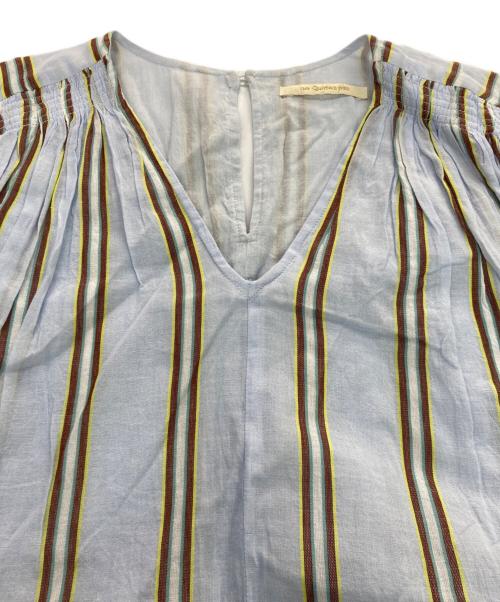 ne quittez pas（ヌキテパ）ne quittez pas (ヌキテパ) ノースリーブワンピース ブルー サイズ:Sの古着・服飾アイテム