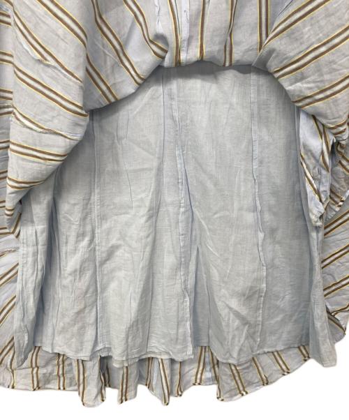 ne quittez pas（ヌキテパ）ne quittez pas (ヌキテパ) ノースリーブワンピース ブルー サイズ:Sの古着・服飾アイテム