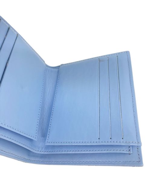 CHANEL（シャネル）CHANEL (シャネル) マトラッセコンパクトウォレット スカイブルーの古着・服飾アイテム