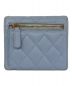 CHANEL (シャネル) マトラッセコンパクトウォレット スカイブルー：53000円