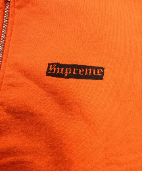 SUPREME（シュプリーム）SUPREME (シュプリーム) Spread Zip Up Hooded Sweatshirt オレンジ サイズ:Sの古着・服飾アイテム