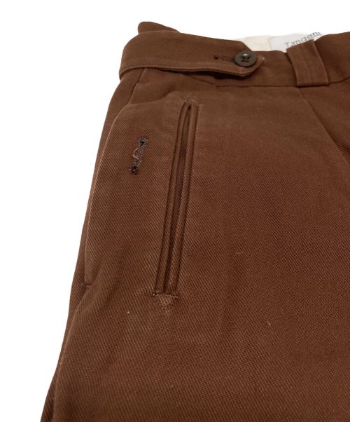 Tangent（タンジェント）Tangent (タンジェント) ハードツイストツイルコットンパンツ ブラウン サイズ:50の古着・服飾アイテム