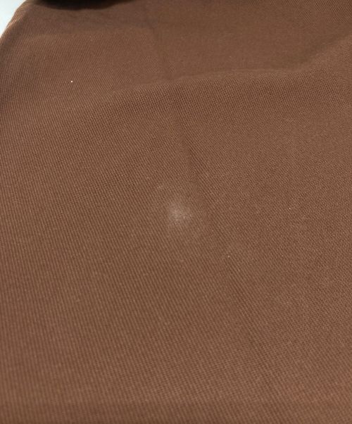 Tangent（タンジェント）Tangent (タンジェント) ハードツイストツイルコットンパンツ ブラウン サイズ:50の古着・服飾アイテム