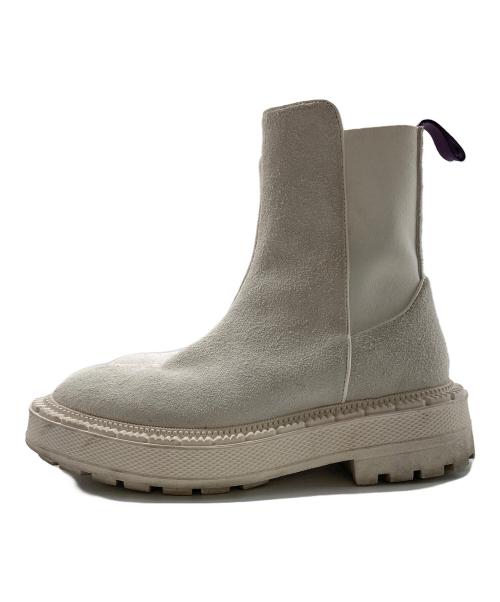 Eytys（エイティーズ）Eytys (エイティーズ) スウェードサイドゴアブーツ アイボリー サイズ:25.8/EUR37の古着・服飾アイテム