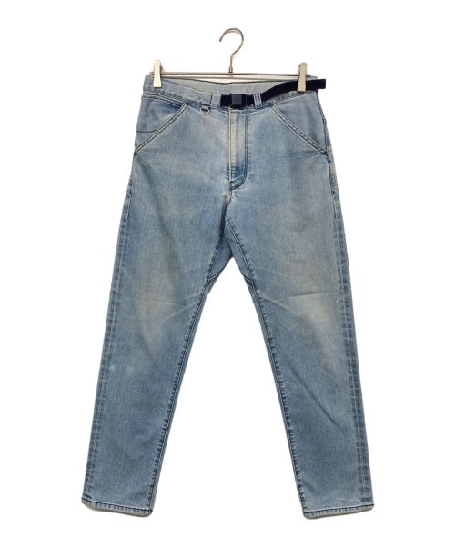 THE NORTHFACE PURPLELABEL（ザ・ノースフェイス パープルレーベル）THE NORTHFACE PURPLELABEL (ザ・ノースフェイス パープルレーベル) Webbing Belt Denim Pants/ウェービングベルトデニムパンツ インディゴ サイズ:30の古着・服飾アイテム