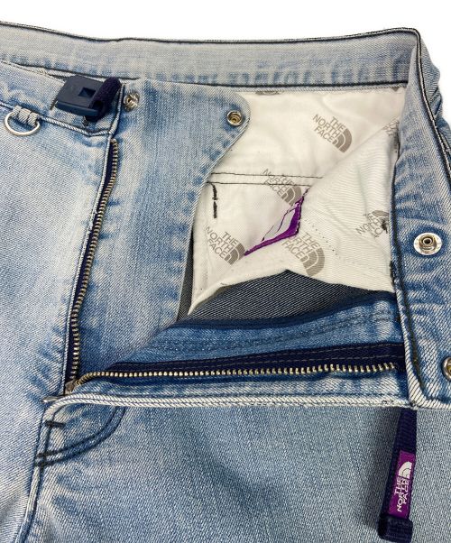 THE NORTHFACE PURPLELABEL（ザ・ノースフェイス パープルレーベル）THE NORTHFACE PURPLELABEL (ザ・ノースフェイス パープルレーベル) Webbing Belt Denim Pants/ウェービングベルトデニムパンツ インディゴ サイズ:30の古着・服飾アイテム