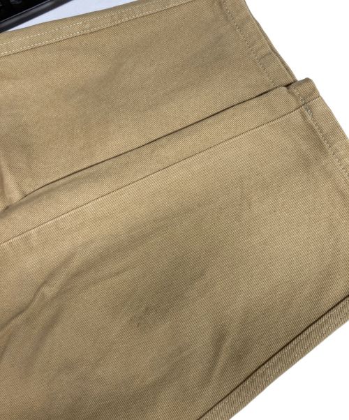 COMME des GARCONS SHIRT（コムデギャルソンシャツ）COMME des GARCONS SHIRT (コムデギャルソンシャツ) Cotton Twill Plain Pants ベージュ サイズ:XSの古着・服飾アイテム