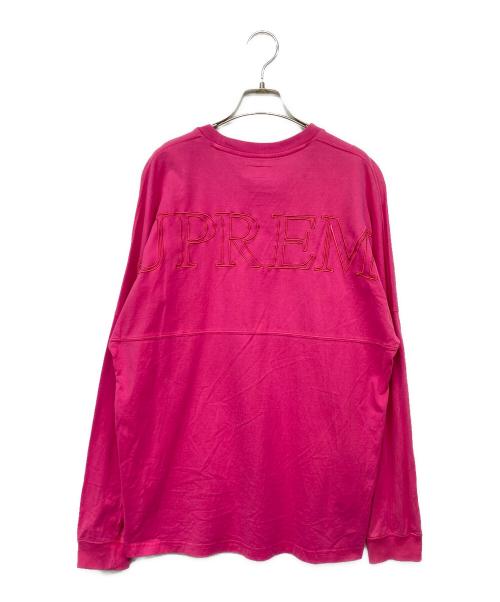 SUPREME（シュプリーム）SUPREME (シュプリーム) Overdyed L/S Top/後染オーバーダイ長袖Tシャツ ピンク サイズ:Mの古着・服飾アイテム
