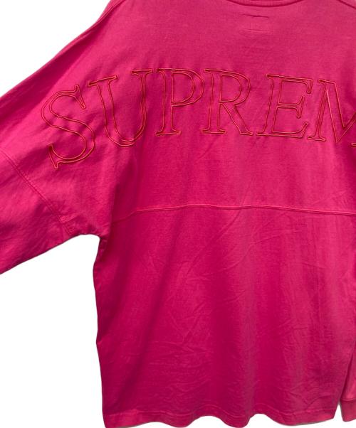 SUPREME（シュプリーム）SUPREME (シュプリーム) Overdyed L/S Top/後染オーバーダイ長袖Tシャツ ピンク サイズ:Mの古着・服飾アイテム