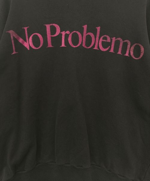 ARIES（アリーズ）ARIES (アリーズ) プリントスウェット ブラック サイズ:Mの古着・服飾アイテム