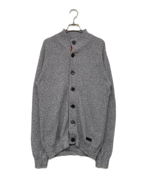 BLACK LABEL CRESTBRIDGE（ブラックレーベル クレストブリッジ）BLACK LABEL CRESTBRIDGE (ブラックレーベル クレストブリッジ) スタンドネックニット グレー サイズ:Mの古着・服飾アイテム