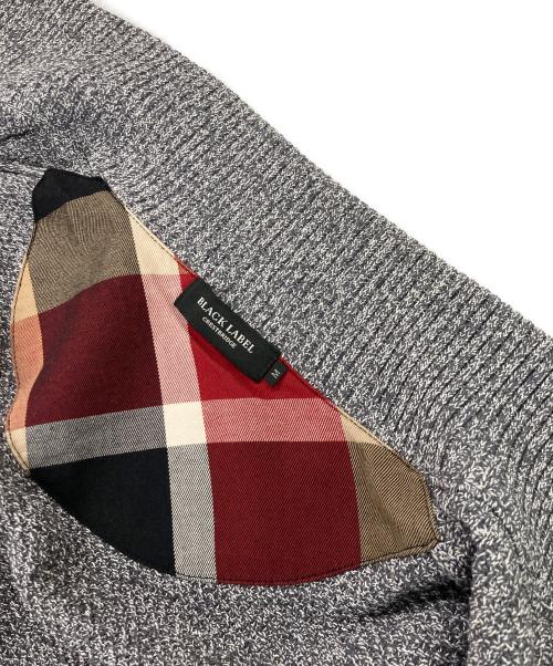 BLACK LABEL CRESTBRIDGE（ブラックレーベル クレストブリッジ）BLACK LABEL CRESTBRIDGE (ブラックレーベル クレストブリッジ) スタンドネックニット グレー サイズ:Mの古着・服飾アイテム