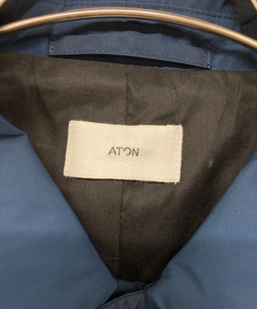 ATON（エイトン）ATON (エイトン) NATURAL DYE NYLON COACH JACKET ブルー サイズ:02の古着・服飾アイテム