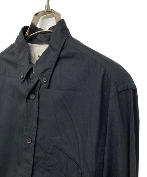 Acne studios（アクネ ストゥディオス）ACNE STUDIOS (アクネ ストゥディオス) ISHERWOOD SOFT POP シャツ ブラック サイズ:46の古着・服飾アイテム