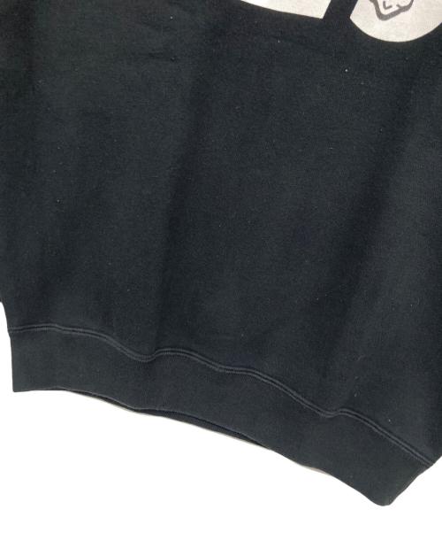 GOD SELECTION XXX（ゴッドセレクショントリプルエックス）GOD SELECTION XXX (ゴッドセレクショントリプルエックス) WIND AND SEA (ウィンダンシー) プリントスウェット ブラック サイズ:Sの古着・服飾アイテム