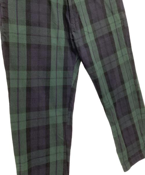 SEQUEL（シークエル）SEQUEL (シークエル) チェックパンツ グリーン サイズ:Mの古着・服飾アイテム