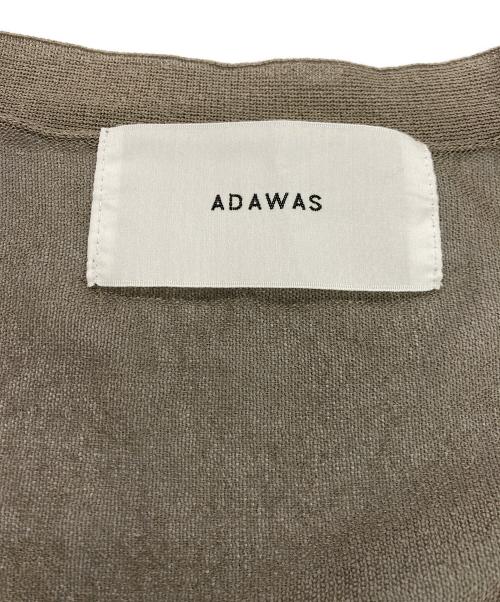 ADAWAS（アダワス）ADAWAS (アダワス) SHEER LONG CARDIGAN シアーロングカーディガン カーキ サイズ:FREEの古着・服飾アイテム