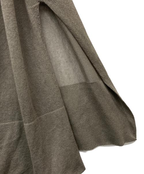 ADAWAS（アダワス）ADAWAS (アダワス) SHEER LONG CARDIGAN シアーロングカーディガン カーキ サイズ:FREEの古着・服飾アイテム