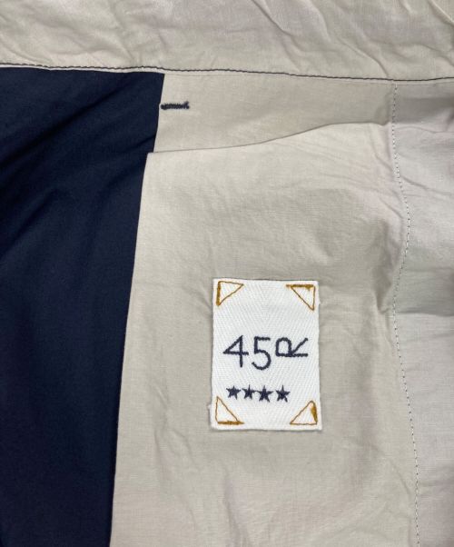 45R（フォーティファイブ・アール）45R (フォーティーファイブアール) ウェザーの908イージーポッポショートパンツ ネイビー サイズ:4の古着・服飾アイテム