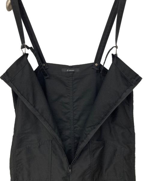 JOHNBULL（ジョンブル）JOHNBULL (ジョンブル) コットンオーバーオール ブラック サイズ:Ｌの古着・服飾アイテム