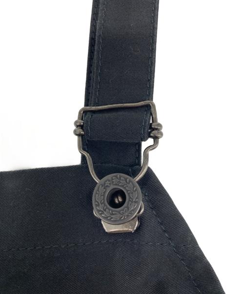 JOHNBULL（ジョンブル）JOHNBULL (ジョンブル) コットンオーバーオール ブラック サイズ:Ｌの古着・服飾アイテム