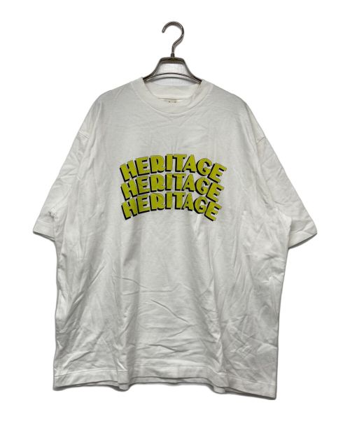 blurhms ROOTSTOCK（ブラームスルーツストック）blurhms ROOTSTOCK (ブラームスルーツストック) Bshop Special Print Tee WIDE ホワイト サイズ:4 未使用品の古着・服飾アイテム