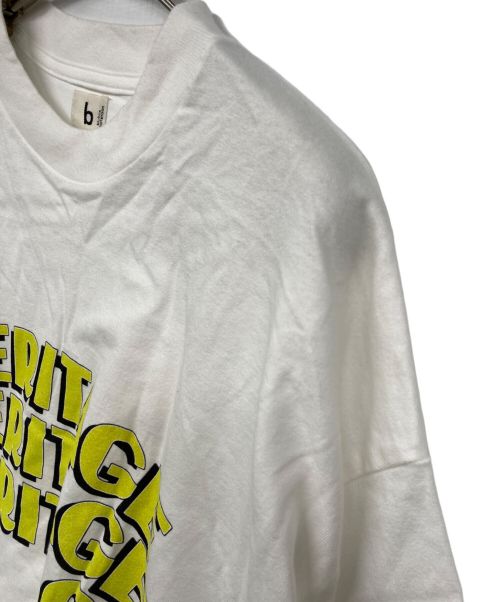 blurhms ROOTSTOCK（ブラームスルーツストック）blurhms ROOTSTOCK (ブラームスルーツストック) Bshop Special Print Tee WIDE ホワイト サイズ:4 未使用品の古着・服飾アイテム