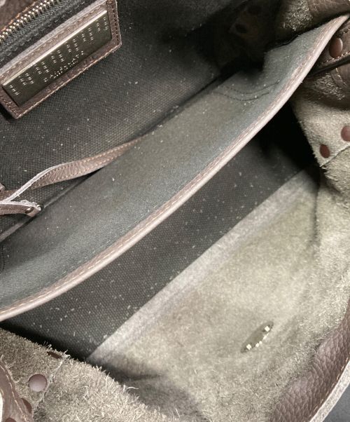 zanellato（ザネラート）zanellato (ザネラート) シボ革ショルダーバッグ ブラウンの古着・服飾アイテム