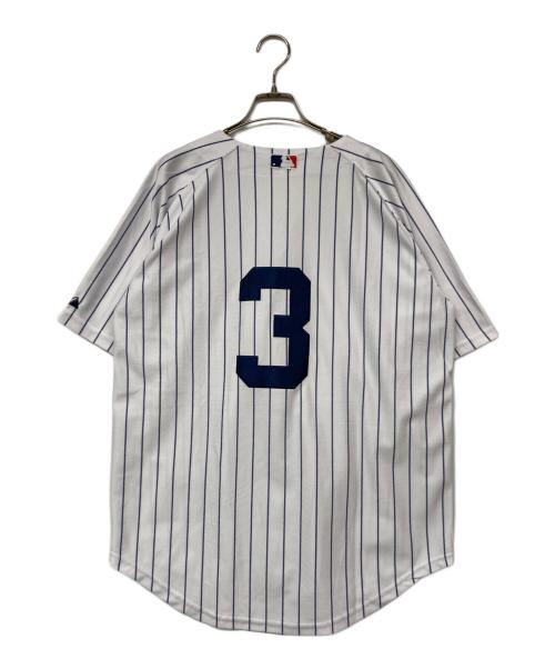 Majestic（マジェスティック）Majestic (マジェスティック) ベースボールシャツ ホワイト サイズ:記載なしの古着・服飾アイテム