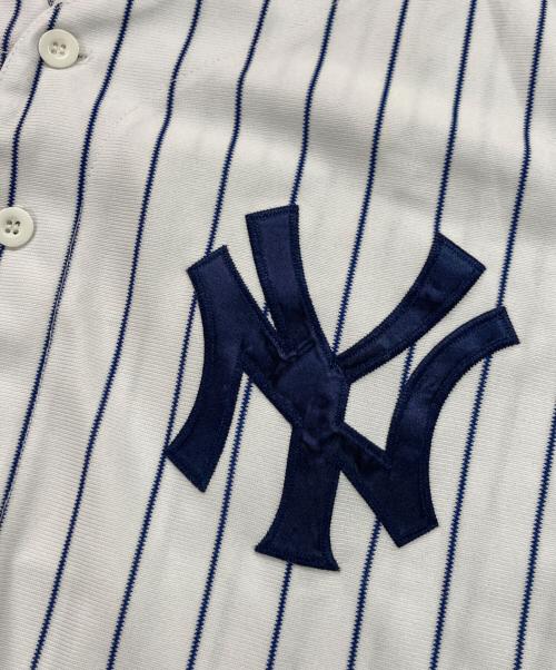 Majestic（マジェスティック）Majestic (マジェスティック) ベースボールシャツ ホワイト サイズ:記載なしの古着・服飾アイテム