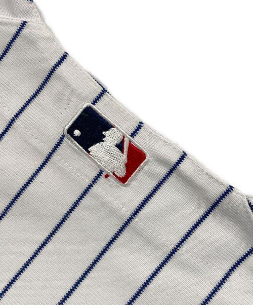 Majestic（マジェスティック）Majestic (マジェスティック) ベースボールシャツ ホワイト サイズ:記載なしの古着・服飾アイテム