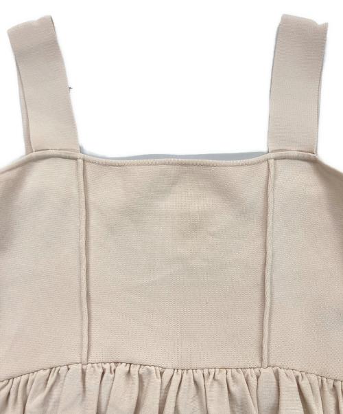 Snidel（スナイデル）Snidel (スナイデル) ペプラムビスチェ&Iラインスカートセット ピンクの古着・服飾アイテム