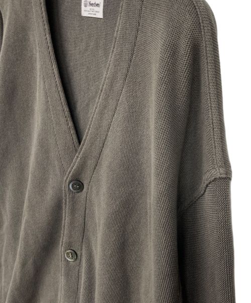 Yonetomi（ヨネトミ）Yonetomi (ヨネトミ) コットンカーディガン グレー サイズ:４の古着・服飾アイテム