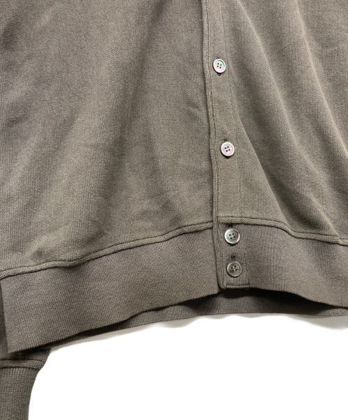 Yonetomi（ヨネトミ）Yonetomi (ヨネトミ) コットンカーディガン グレー サイズ:４の古着・服飾アイテム