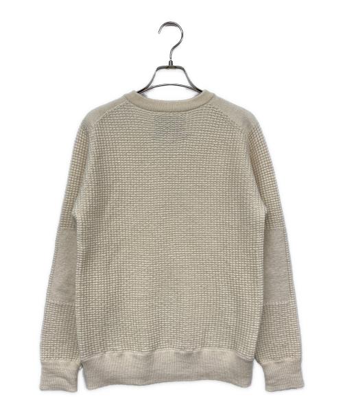 THE INOUE BROTHERS（イノウエブラザーズ）THE INOUE BROTHERS (イノウエブラザーズ) アルパカワッフルニット ベージュ サイズ:Sの古着・服飾アイテム