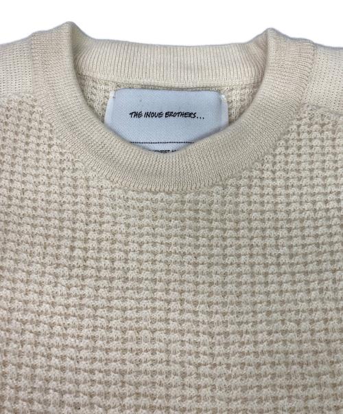 THE INOUE BROTHERS（イノウエブラザーズ）THE INOUE BROTHERS (イノウエブラザーズ) アルパカワッフルニット ベージュ サイズ:Sの古着・服飾アイテム