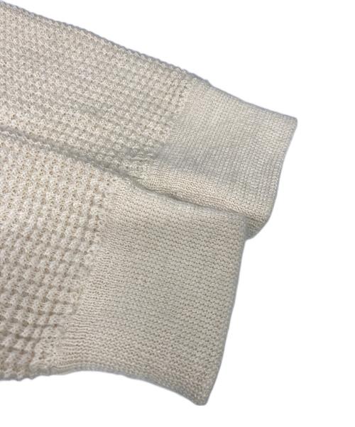 THE INOUE BROTHERS（イノウエブラザーズ）THE INOUE BROTHERS (イノウエブラザーズ) アルパカワッフルニット ベージュ サイズ:Sの古着・服飾アイテム