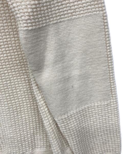 THE INOUE BROTHERS（イノウエブラザーズ）THE INOUE BROTHERS (イノウエブラザーズ) アルパカワッフルニット ベージュ サイズ:Sの古着・服飾アイテム