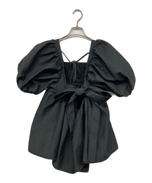 CECILIE BAHNSEN（セシリーバンセン）CECILIE BAHNSEN (セシリーバンセン) ALMA BLOUSE ブラック サイズ:US4の古着・服飾アイテム