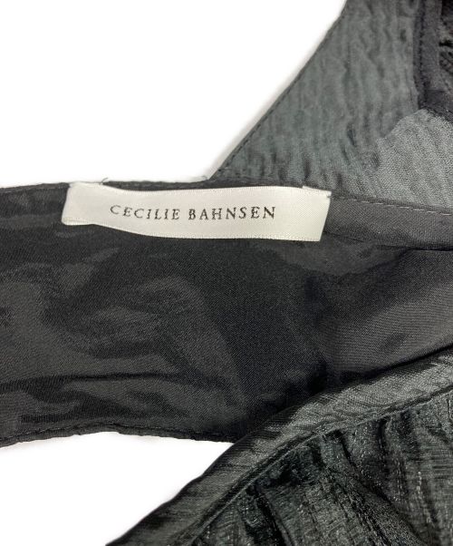 CECILIE BAHNSEN（セシリーバンセン）CECILIE BAHNSEN (セシリーバンセン) ALMA BLOUSE ブラック サイズ:US4の古着・服飾アイテム