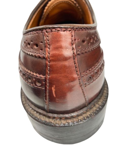 Alden（オールデン）Alden (オールデン) BEAMS (ビームス) ウィングチップシューズ ブラウン サイズ:6　1/2の古着・服飾アイテム