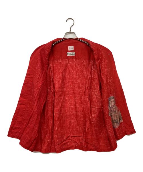 PAPAS（パパス）PAPAS (パパス) アロハシャツ レッド サイズ:Mの古着・服飾アイテム