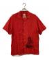 PAPAS（パパス）の古着「アロハシャツ」｜レッド