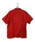 PAPAS (パパス) アロハシャツ レッド サイズ:M：4000円