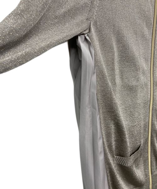 HERNO（ヘルノ）HERNO (ヘルノ) バックプリーツカーディガン グレー サイズ:40の古着・服飾アイテム