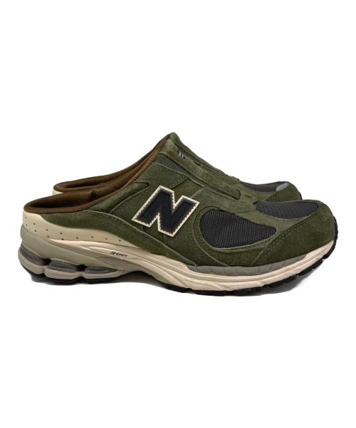 NEW BALANCE（ニューバランス）NEW BALANCE (ニューバランス) SNS (エスエヌエス) 2002R Mule グリーン サイズ:US 9の古着・服飾アイテム