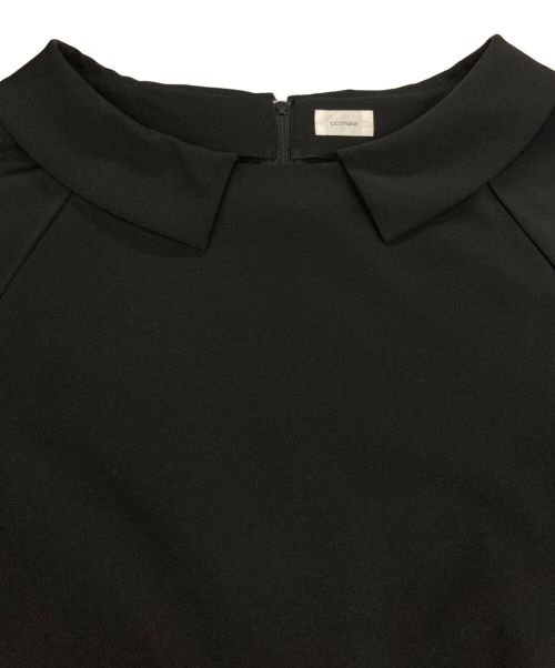 cccmalie（シーマリー）cccmalie (シーマリー) 半袖ブラウス ブラック サイズ:36の古着・服飾アイテム